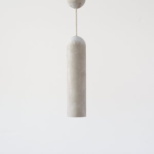 Pendant light from concrete cylinder pendant light chandelier from concrete cylinder chandelier concrete cylinder chandelier image 1