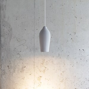 Pendant light AUBERGINE from concrete concrete pendant light industrial pendant light concrete industrial lamp image 2