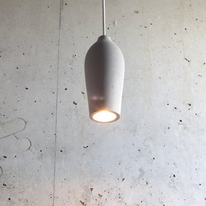 Pendant light AUBERGINE from concrete concrete pendant light industrial pendant light concrete industrial lamp image 6