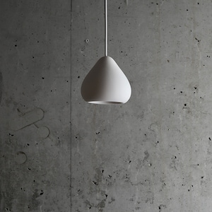 Handmade Plaster Pendant Light: Modern Hanging Lamp