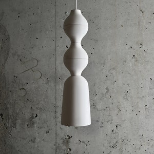 Plaster pendant light | sculptural pendant light | modern pendant light |  | contemporary pendant light | plaster | pendant light