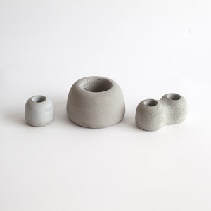 Beton Zahnbürstenhalter | Set für Badezimmer | Zahnpastahalter | Zahnputzständer | Beton Badezimmer Dekor | Beton Geschenk
