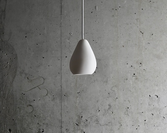 Lampada a sospensione in gesso fatta a mano: moderna lampada a sospensione H2O-1