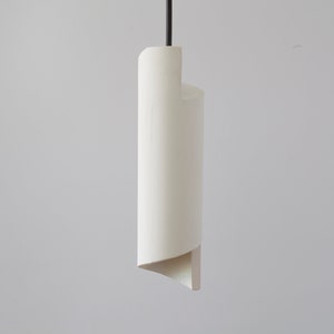 Pendant light CANNOLI from plaster | cylinder pendant light | chandelier from plaster | cylinder chandelier | white cylinder chandelier