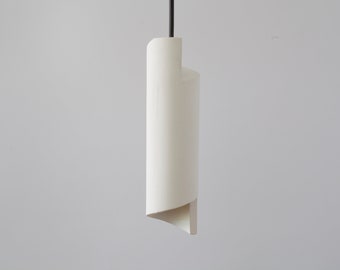 Pendant light CANNOLI from plaster | cylinder pendant light | chandelier from plaster | cylinder chandelier | white cylinder chandelier