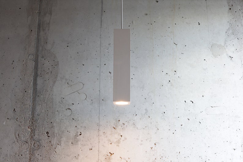 Plaster pendant light sculptural pendant light modern pendant light contemporary pendant light plaster pendant light image 3