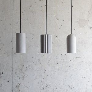 Pendant light set of 3 | set of 3 | concrete pendant | modern pendant light | modern pendant |  pendant light | contemporary pendant |