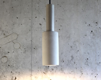 Handmade Concrete Pendant Light: Modern Hanging Lamp