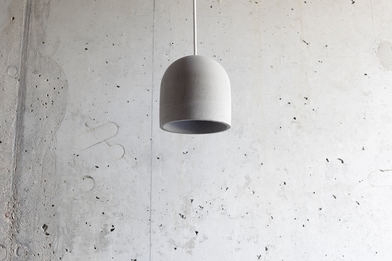 Pendant light JINGLE from concrete pendant light chandelier from concrete bar pendant light image 4