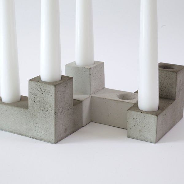 Concrete Candle Holder Etsy