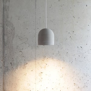 Pendant light JINGLE from concrete pendant light chandelier from concrete bar pendant light image 3