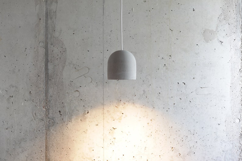 Pendant light JINGLE from concrete pendant light chandelier from concrete bar pendant light image 3