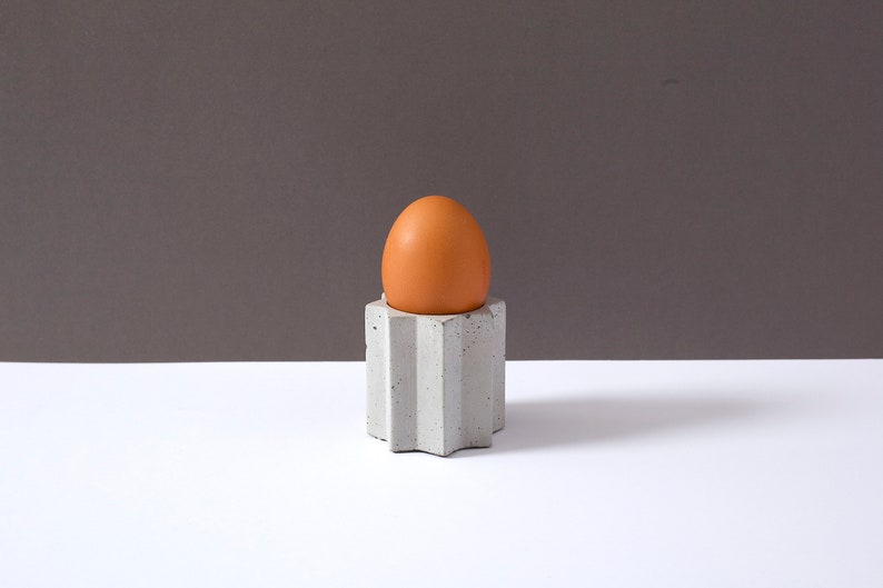 Beton Eierbecher Eierhalter aus Beton Eierschale aus Beton Eierbecher Eierhalter Eierschale Bild 1