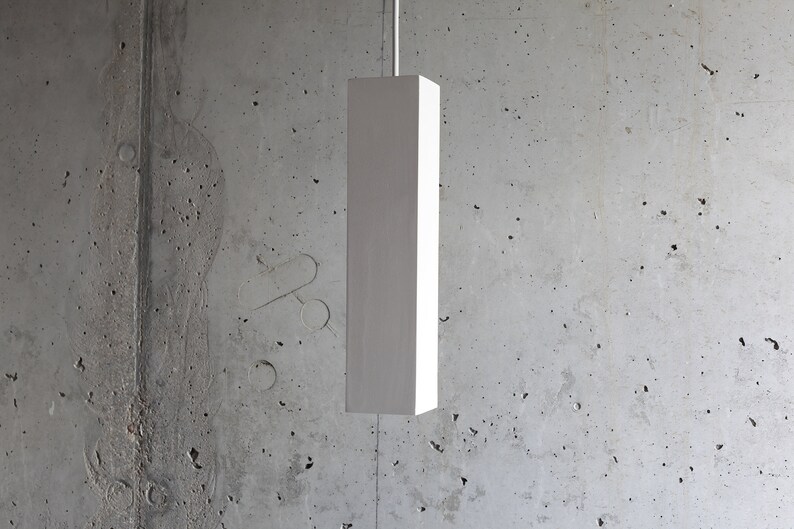 Plaster pendant light sculptural pendant light modern pendant light contemporary pendant light plaster pendant light image 1