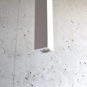 Plaster pendant light sculptural pendant light modern pendant light contemporary pendant light plaster pendant light image 7