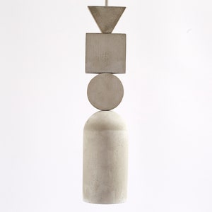 Pendelleuchte GEOMETRISCH Beton | Beton Pendelleuchte | moderner Anhänger | Hängelampe |  Pendelleuchte | moderner Anhänger |