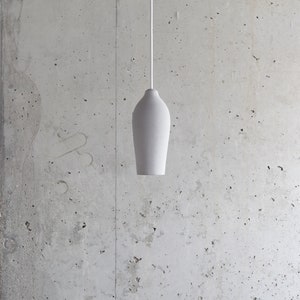 Pendant light AUBERGINE from concrete concrete pendant light industrial pendant light concrete industrial lamp image 1