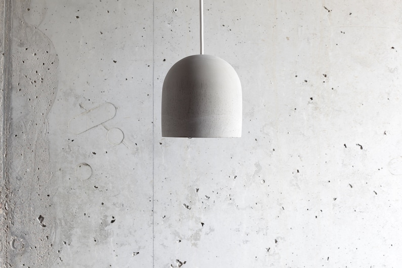 Pendant light JINGLE from concrete pendant light chandelier from concrete bar pendant light image 1