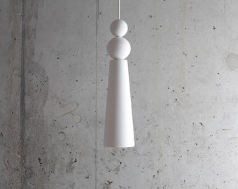 Plaster pendant light | sculptural pendant light | modern pendant light |  | contemporary pendant light | plaster | pendant light