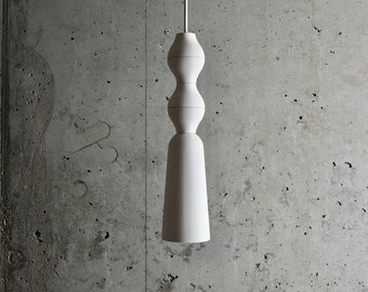 Plaster pendant light | sculptural pendant light | modern pendant light |  | contemporary pendant light | plaster | pendant light