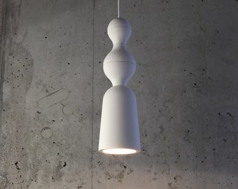 Plaster pendant light | sculptural pendant light | modern pendant light |  | contemporary pendant light | plaster | pendant light