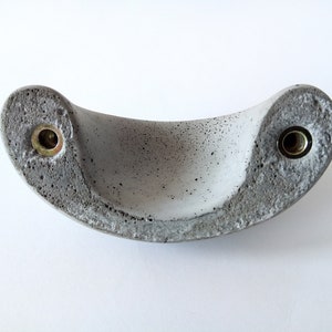 Handles from concrete set of 2 pcs handle knob concrete handle concrete knob modern handle furniture handle set of 2pcs image 5