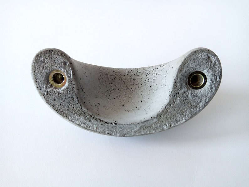 Handles from concrete set of 2 pcs handle knob concrete handle concrete knob modern handle furniture handle set of 2pcs image 5