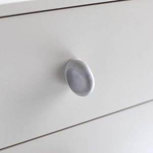 Handles from concrete (set of 2 pcs) | handle | knob | concrete handle | concrete knob | modern handle | furniture handle | set of 2pcs |