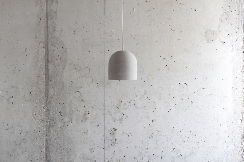 Pendant light JINGLE from concrete pendant light chandelier from concrete bar pendant light image 2