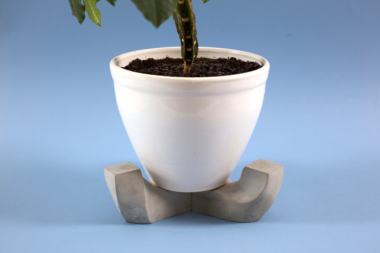 Pot Feet Risers Modern Concrete Pot Feet Concrete Gift Etsy
