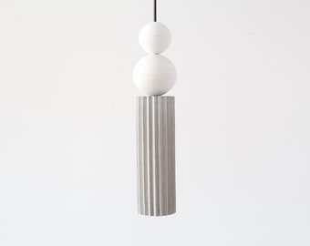 Pendant light from concrete | cylinder pendant light | chandelier from concrete | cylinder chandelier | modern pendant lighting |