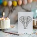 Printable Elephant Colouring Page, Mandala Style Digital Download, A4 ...