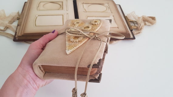 memory book, writing journal, thoughts notebook, bullet journal notebook, refillable journal, blank diary, vintage journal handmade