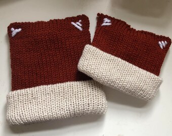 Sombrero Foxy de punto hecho a mano