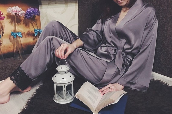 plus size satin pajama pants