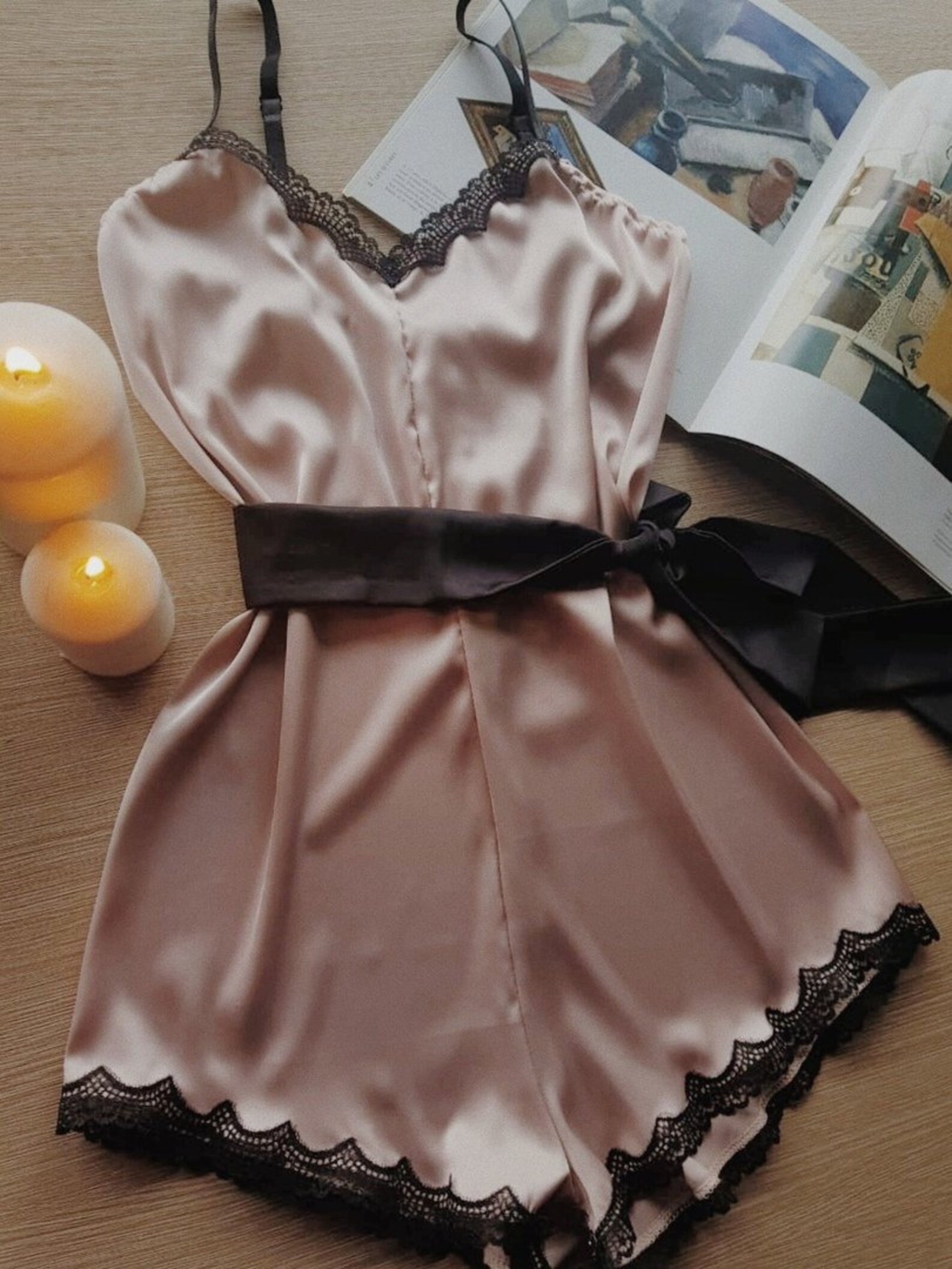 Sexy Pajamas Bridal Silk Lingerie Silk Pajama Romper Teddy Etsy