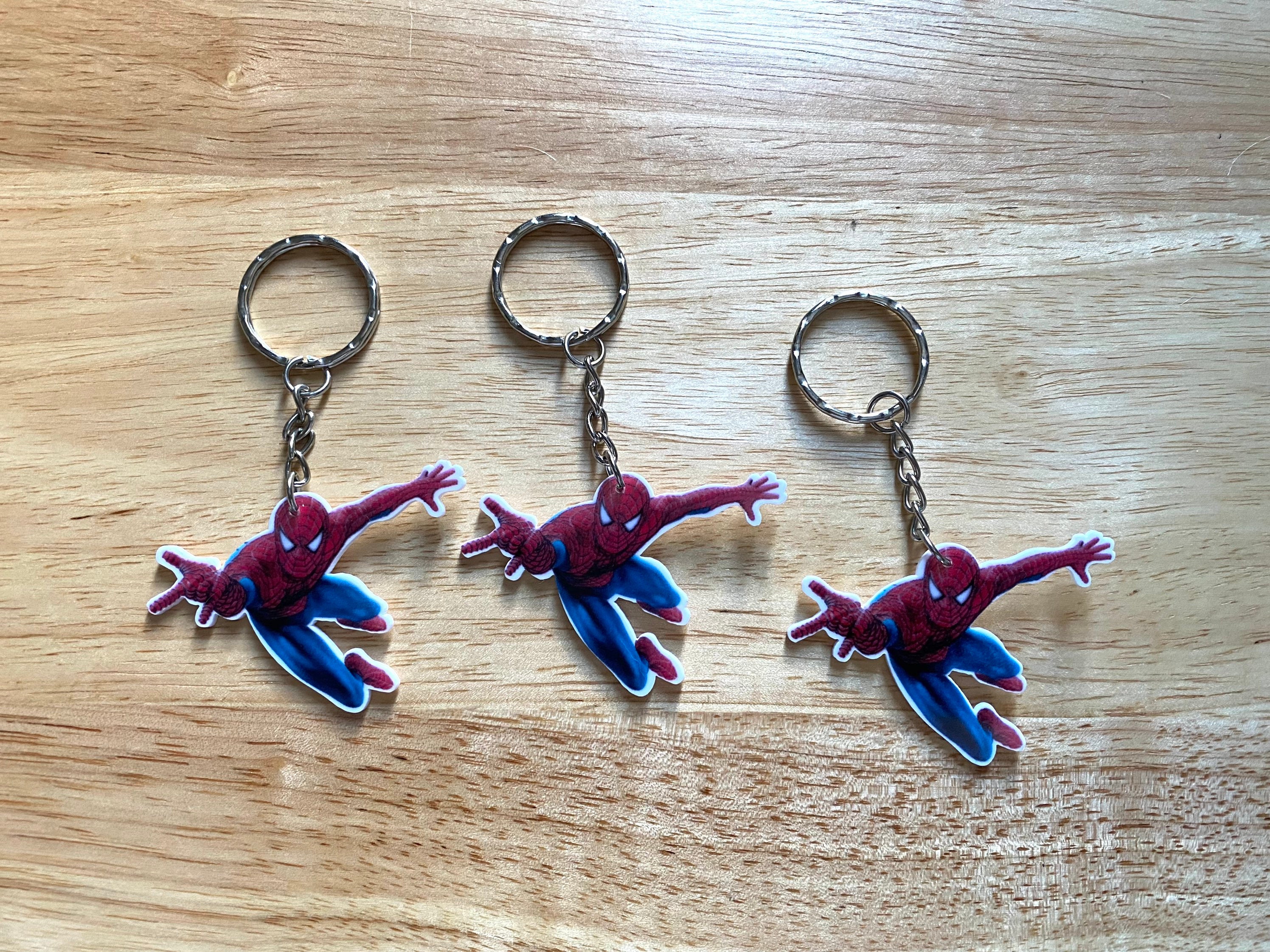 Spider-man Keychain | Spider-man | Bag Accessories | Keyrings - Etsy