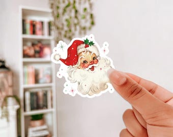 Christmas Sticker | Classic Santa | Christmas Favorites, Holiday Sticker, Merry Christmas, Favorite Things Santa Claus Sticker