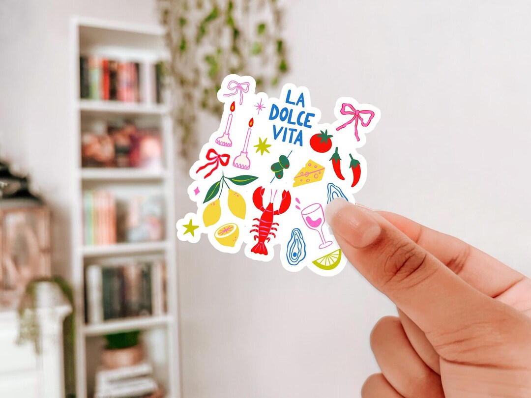 Sticker Vta Dolce Vita Sticker, Vinyl Sticker, Beach Sticker, Summer Sticker ...
