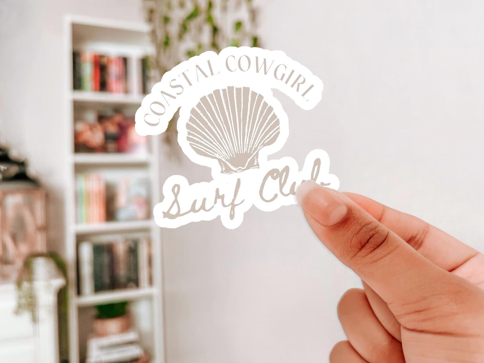 Gril Strand Sticker Coastal Cowgirl Sticker, Vinyl Sticker, Beach Sticker, Summer Sticker ...