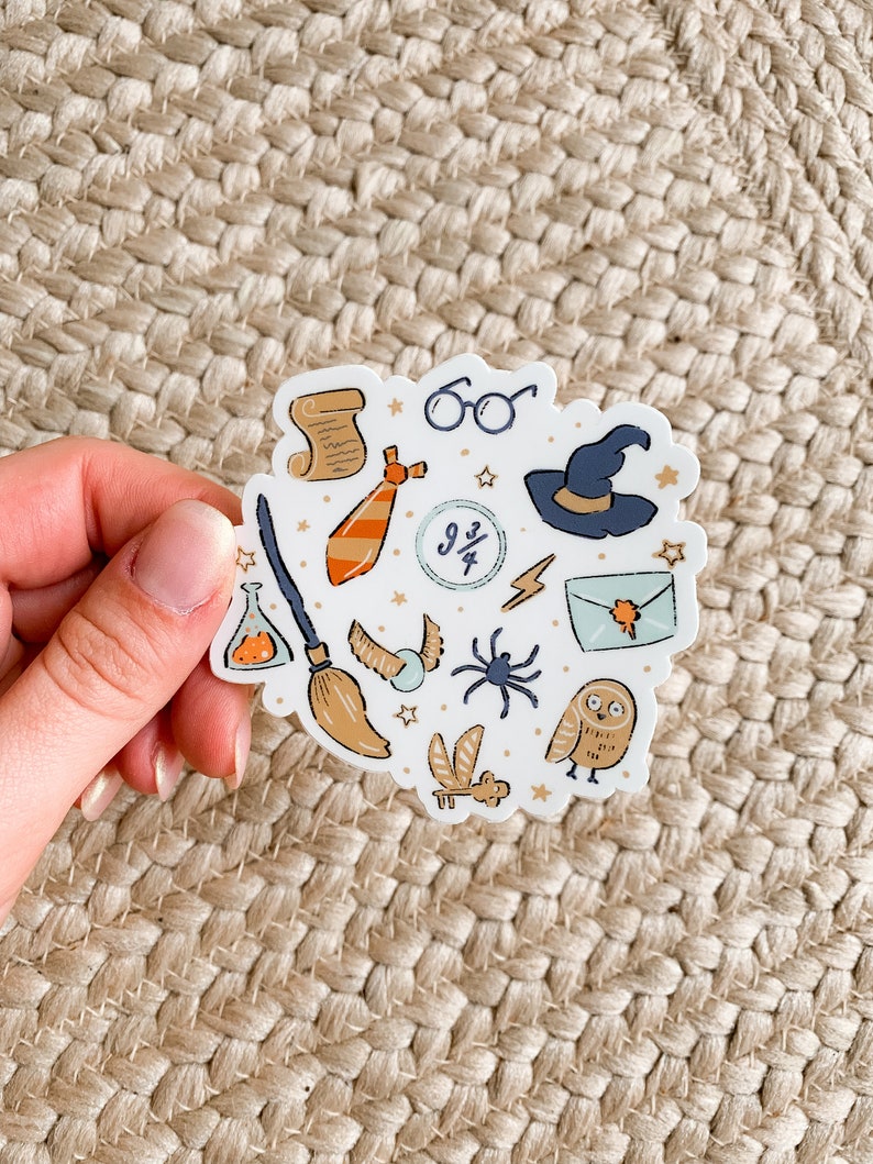Magic Wizard Sticker Wizarding World Sticker, Magic Sticker, Gryffindor Sticker, Wizards ...
