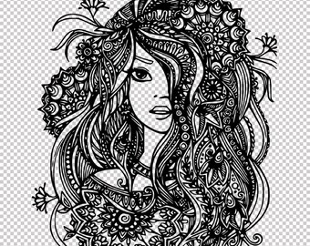 Download Fuchs in eine Tasse Zentangle Mandala SVG PNG JPG Cricut ...