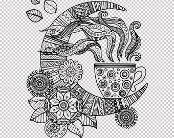 Download Moon mandala | Etsy