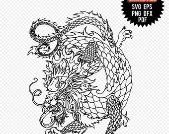 Download Dragon Mandala Svg Etsy