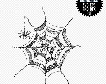 Download Spider Mandala Svg Etsy