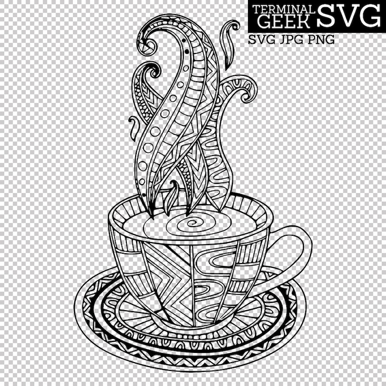 Free Free 169 Coffee Cup Mandala Svg SVG PNG EPS DXF File