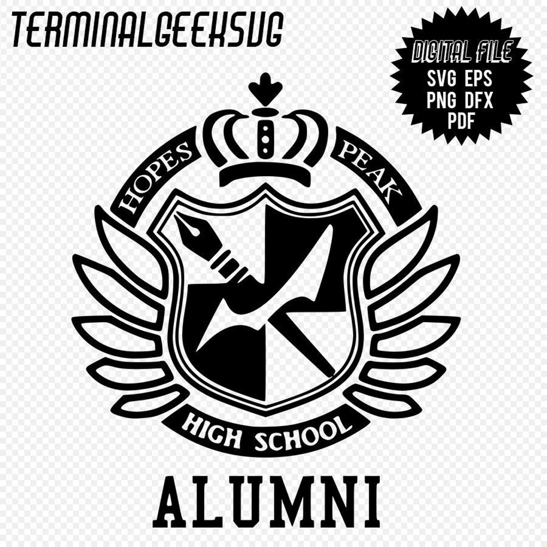 希望ヶ峰学園卒業生 ダンガンロンパ SVG Pdf PNG EPS DXF シルエット昇華 - Etsy 日本