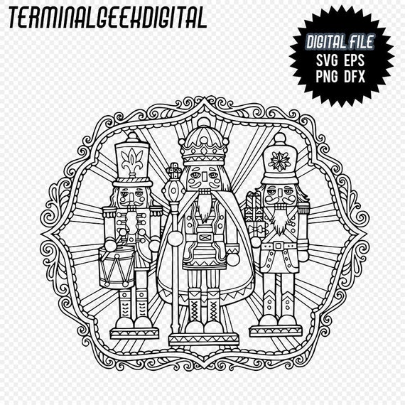 Download Nutcrackers Christmas Svg Png Dxf Eps Cricut Silhouette Adult Etsy