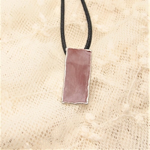 Minimal pendant hand Painted brown enamel