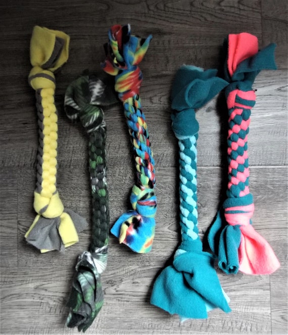 fleece dog toy